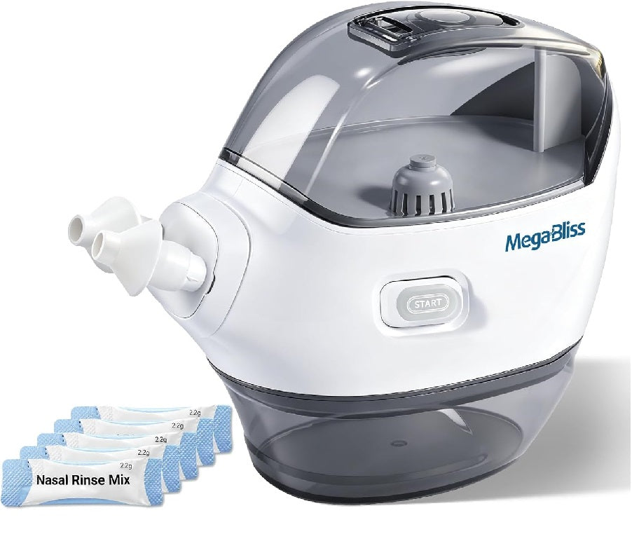 Nasal Irrigation System Electric Nasal Irrigator, Dual Powered Nasal Cleaner Device