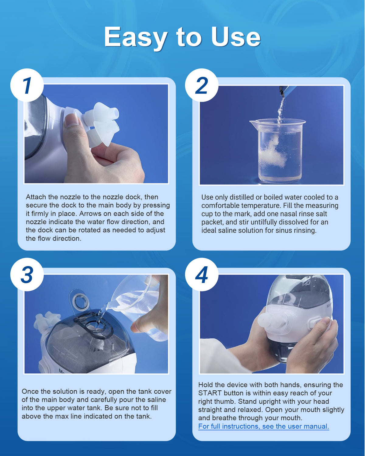 Nasal Irrigation System Electric Nasal Irrigator