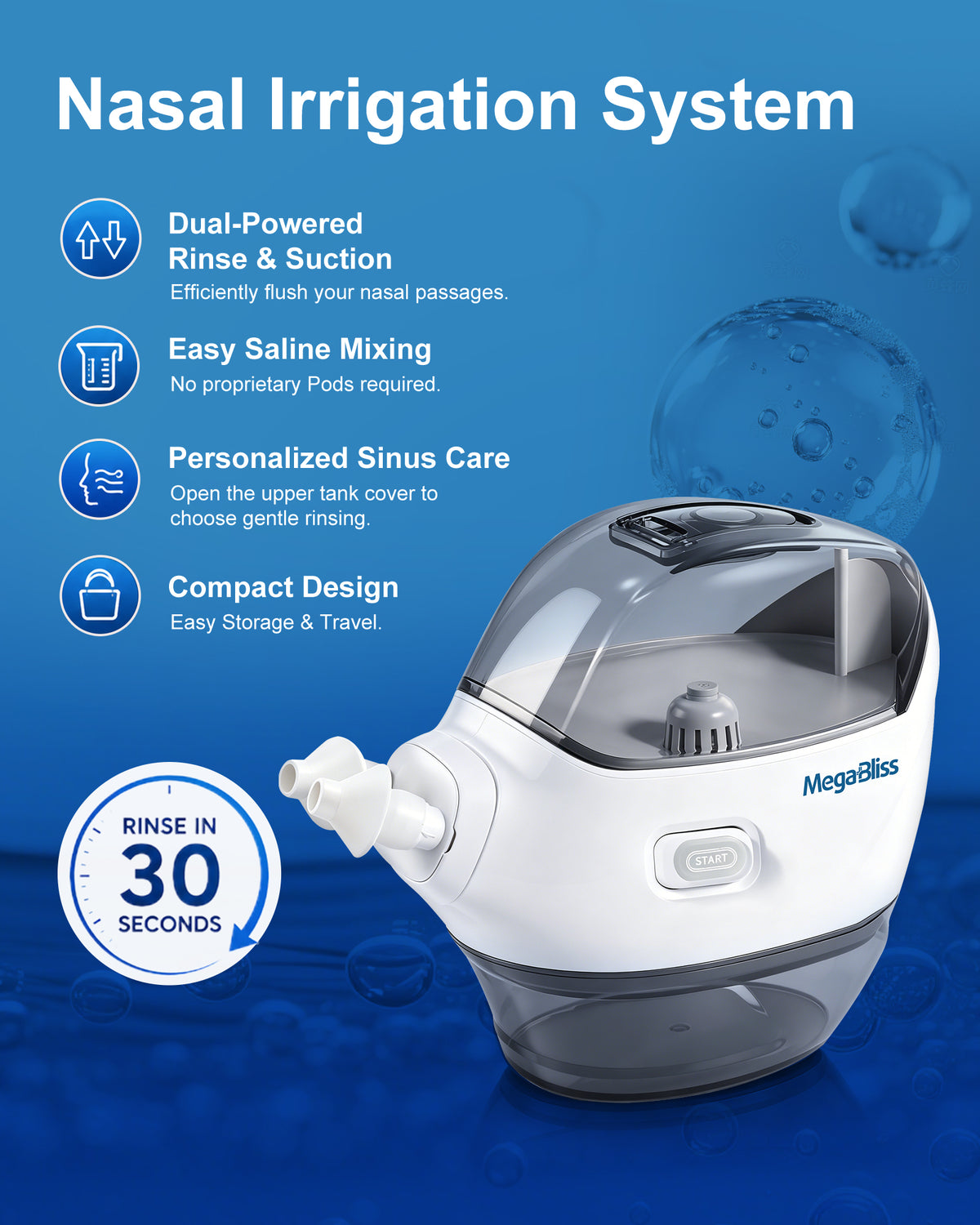 Nasal Irrigation System Electric Nasal Irrigator