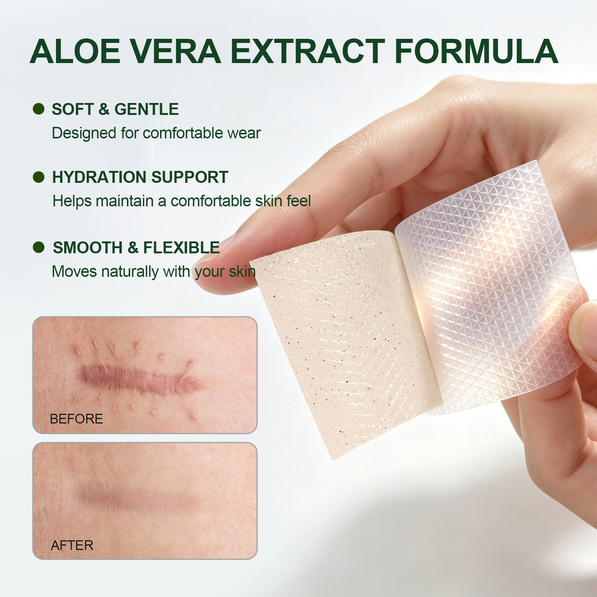 Silicone Scar Tape Silicone Scar Sheets for Surgical Scars